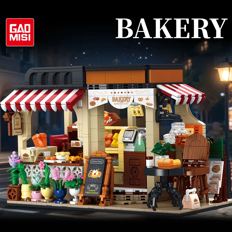 

Конструктор «Хлебная лавка»: Модульная архитектурная модель магазина для сборки, набор для взрослых, 1301 деталь, подарок