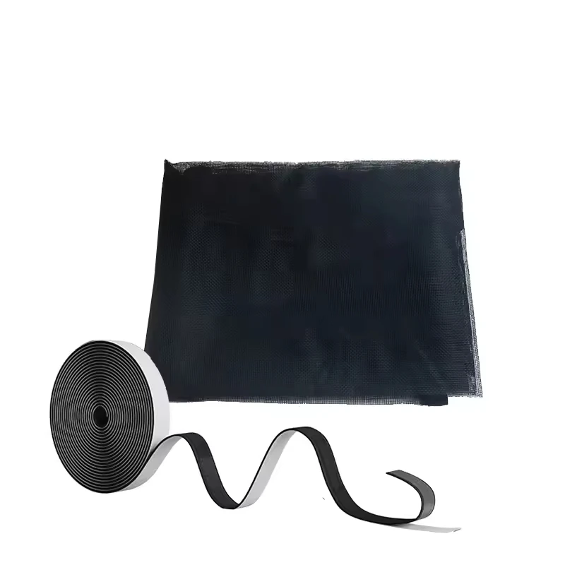 قوي المغناطيسي باب ناموسية شاشة شبكة حجم مخصص أسود ، أبيض ، رمادي الستار يطير الحشرات إغلاق السيارات غير مرئية للخارجية