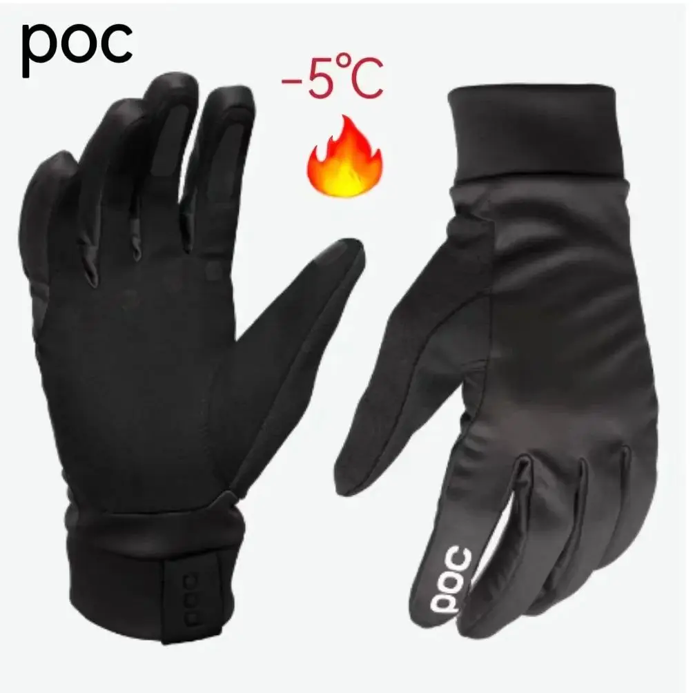 AliExpress POC Poc Winter Thickened with Fluffy Lining  Full Touch Screen Motorcycle Gloves Downhill  DH MX MTB,