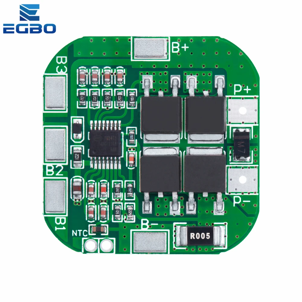 EGBO 4S 14.8V / 16.8V 20A peak li-ion 4 BMS PCM battery protection board bms pcm for lithium LicoO2 Limn2O4 18650 li battery