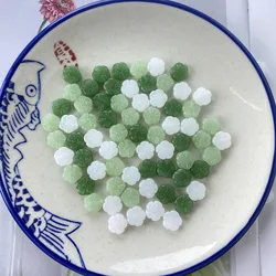 10pcs DIY Natural Jade Agate Flower Beads Accessories Fashion Real Jewelry Gemstone Stone Amulet Luxury Best Selling Gifts
