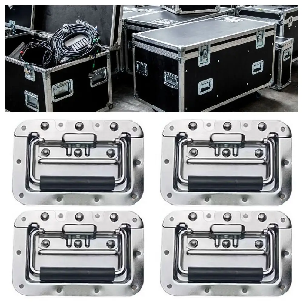 

4Pcs Spring Loaded Butterfly Twist Lock Buckle Recessed Mount Heavy Duty Air Box Lock Anti-corrosion Alloy