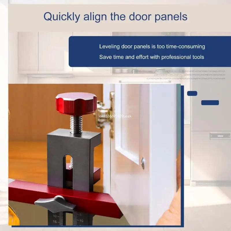 Cabinet Door Mounting Jig, Aluminum Alloy Cabinet Hardware Jig Accurate Locking