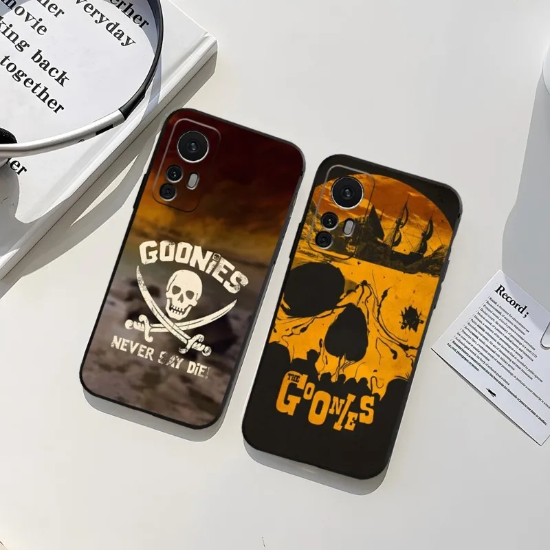 Goonies Poster Phone Case For Xiaomi 11 13T 12 10T 9 T Pro Pro Lite Ulltra X MIX4 CIVI Funda Black Coque