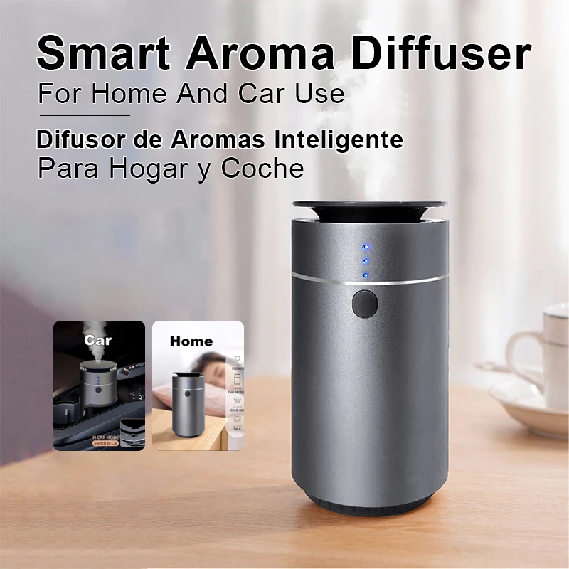 

Smart Car Aroma Diffuser Auto Start Stop with Engine Quick Deodorizer Dual Mode for Home Vehicle Long Lasting Fragrance​