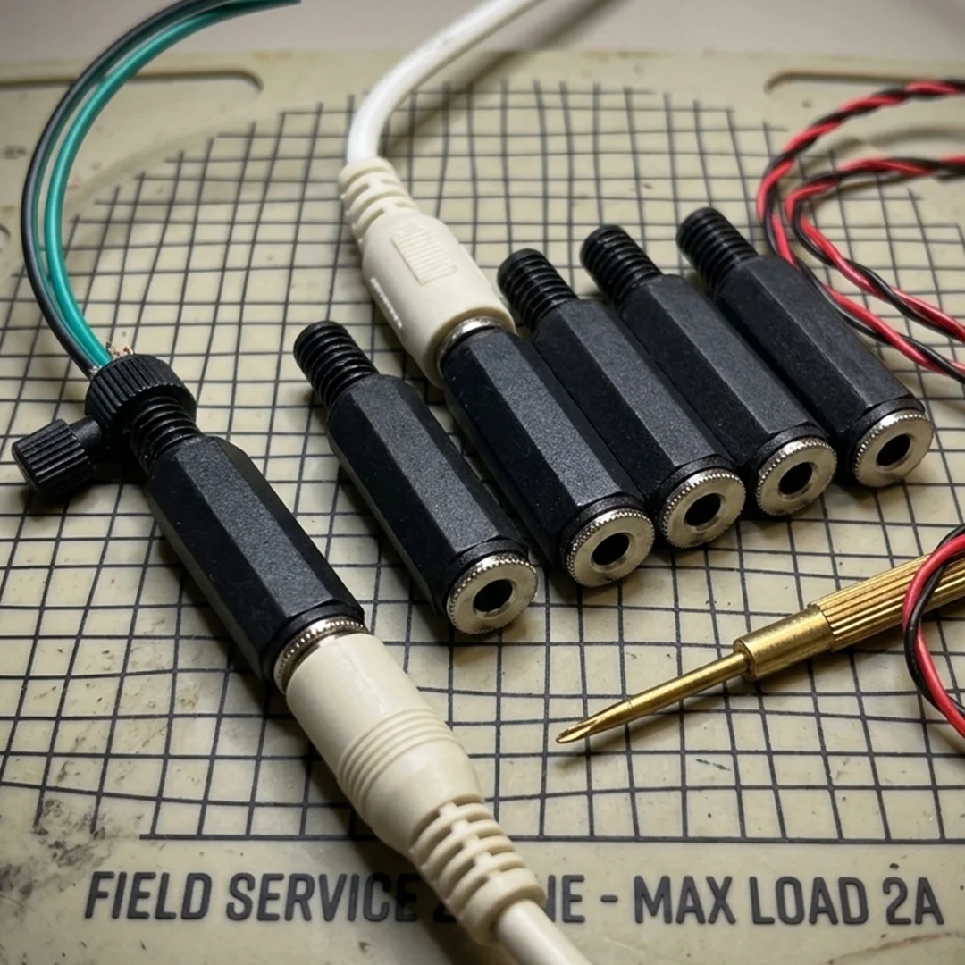 5PCS 3.5mm Audio Stereo / Mono Jack 3.5 Female Plug Jack Charging Connector for Phone Headset Welding Type