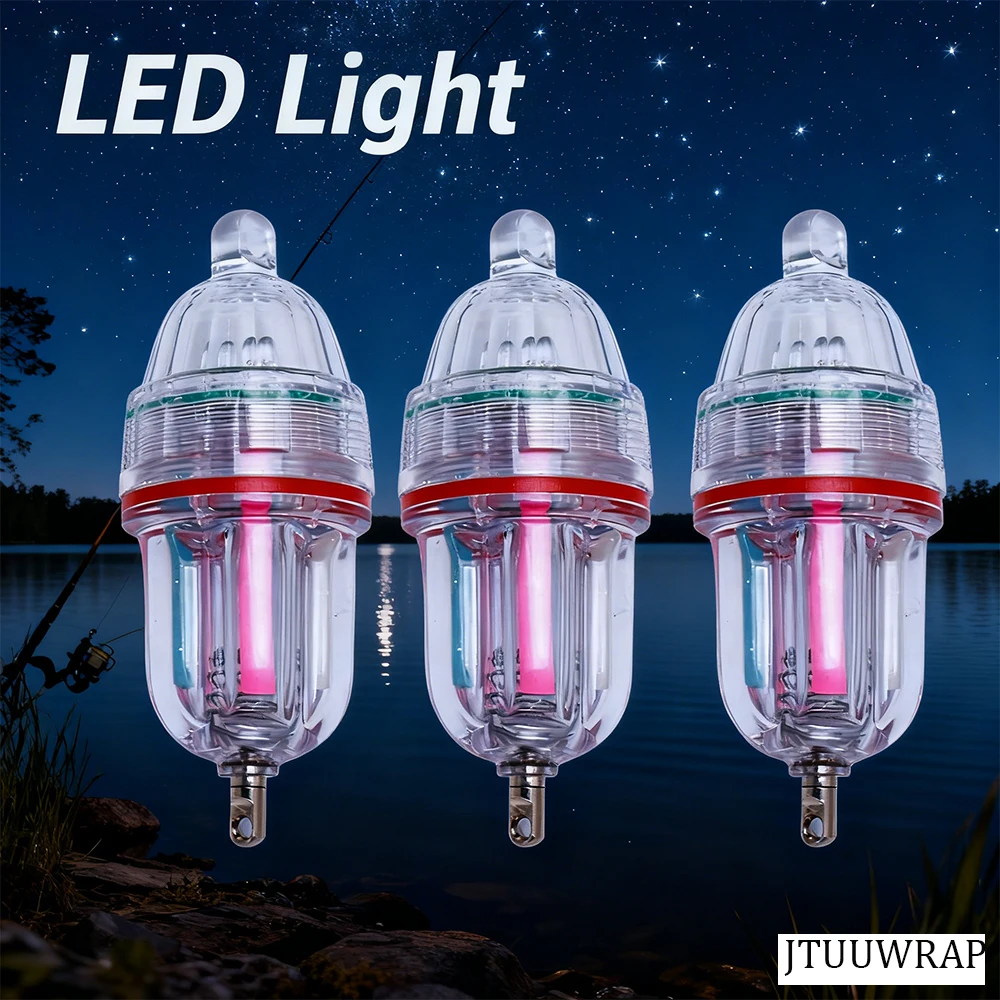 

Deep Sea Bottom Fish LED Fishing Light Underwater Night Lamp Multicolor Flash Bait Illuminator for Enhanced Fishing Experience