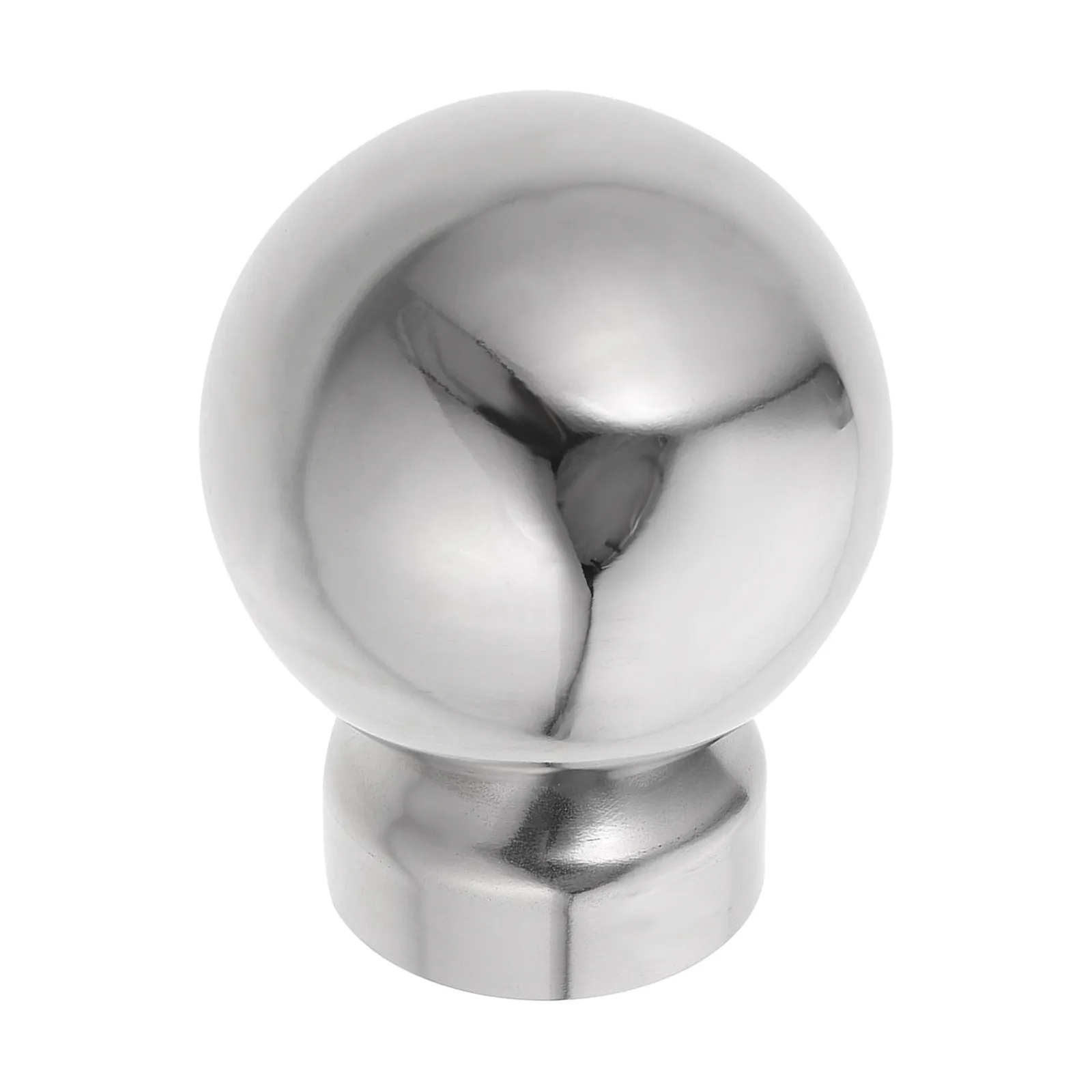 Hollow Stainless Steel Round Ball Finial for Outdoor Fence Posts, Garden Railings, Lawn Decor & Post Caps