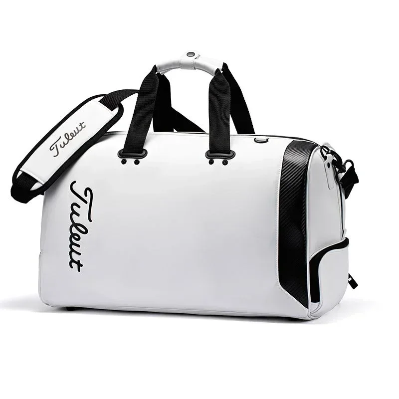 Korean Boston Bag Independent Shoe Bag 2024 Authentic Golf Bag Men Lightweight Handbag Women's Waterproof Sports Fitness Bag