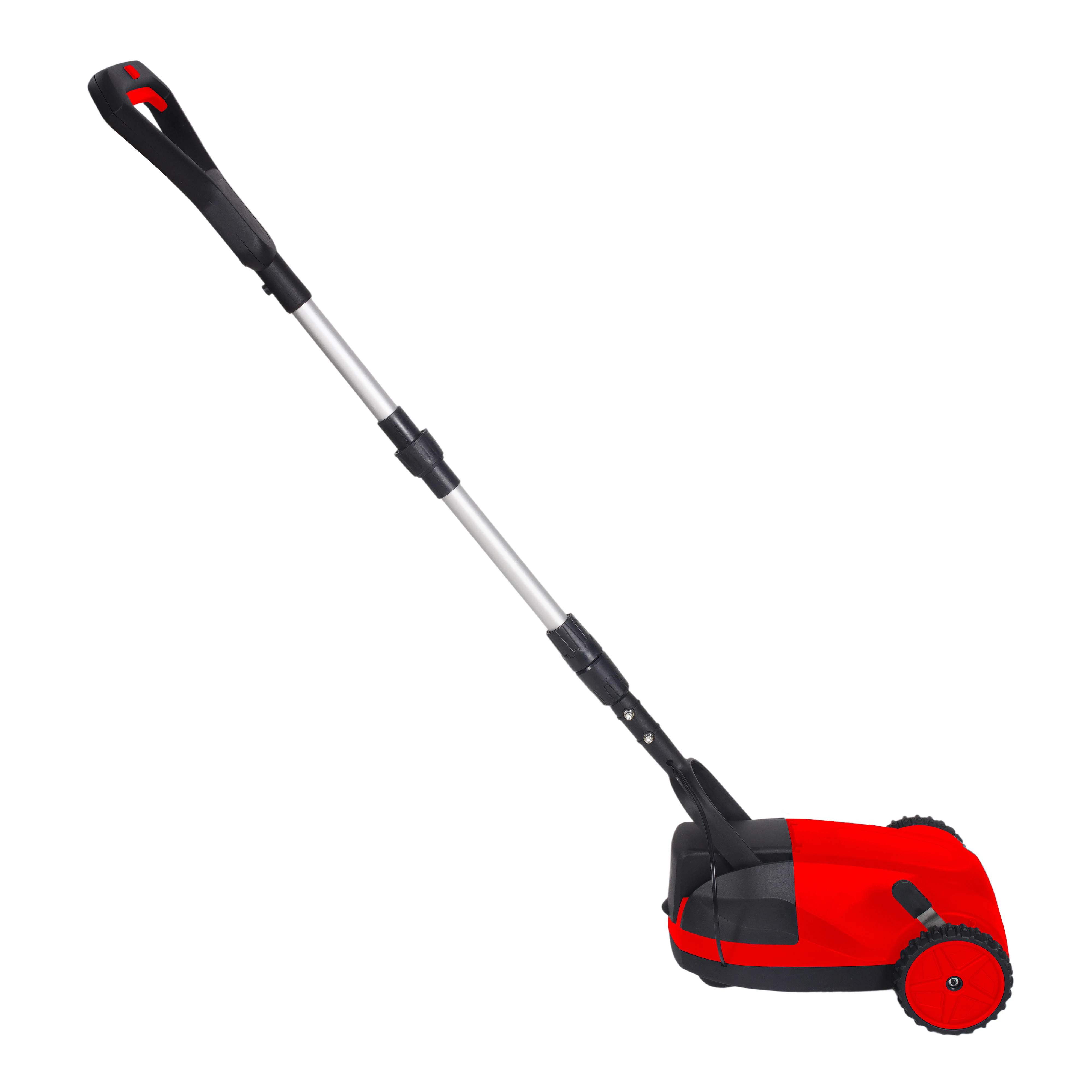 21V Brushless Cordless - 21cm Electric Lawn Mower with Grass Box 3-Speed Adjustment Folding Handle for Home Garden Yard Trimming