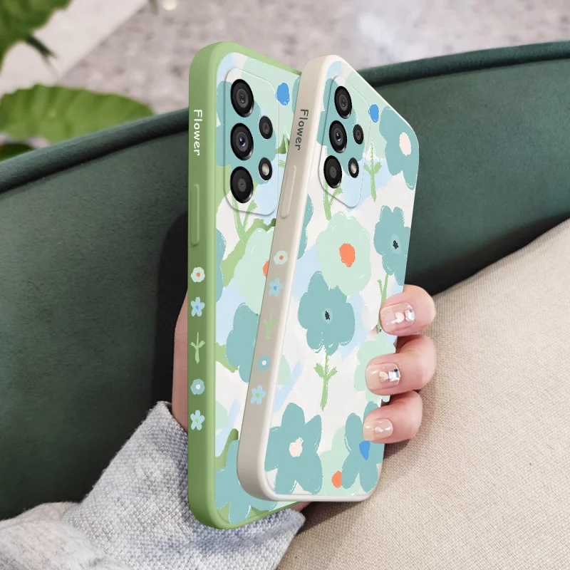 غطاء النعناع لسامسونج غالاكسي ، حالة أنيقة ل A73 ، A53 ، A33 ، A23 ، A13 ، A03 ، A72 ، A52 ، A52S ، A32 ، A22 ، A12 ، A02 ، A02S ، A71 ، a51 ، A31 ، A21S ، 4G ، 5G