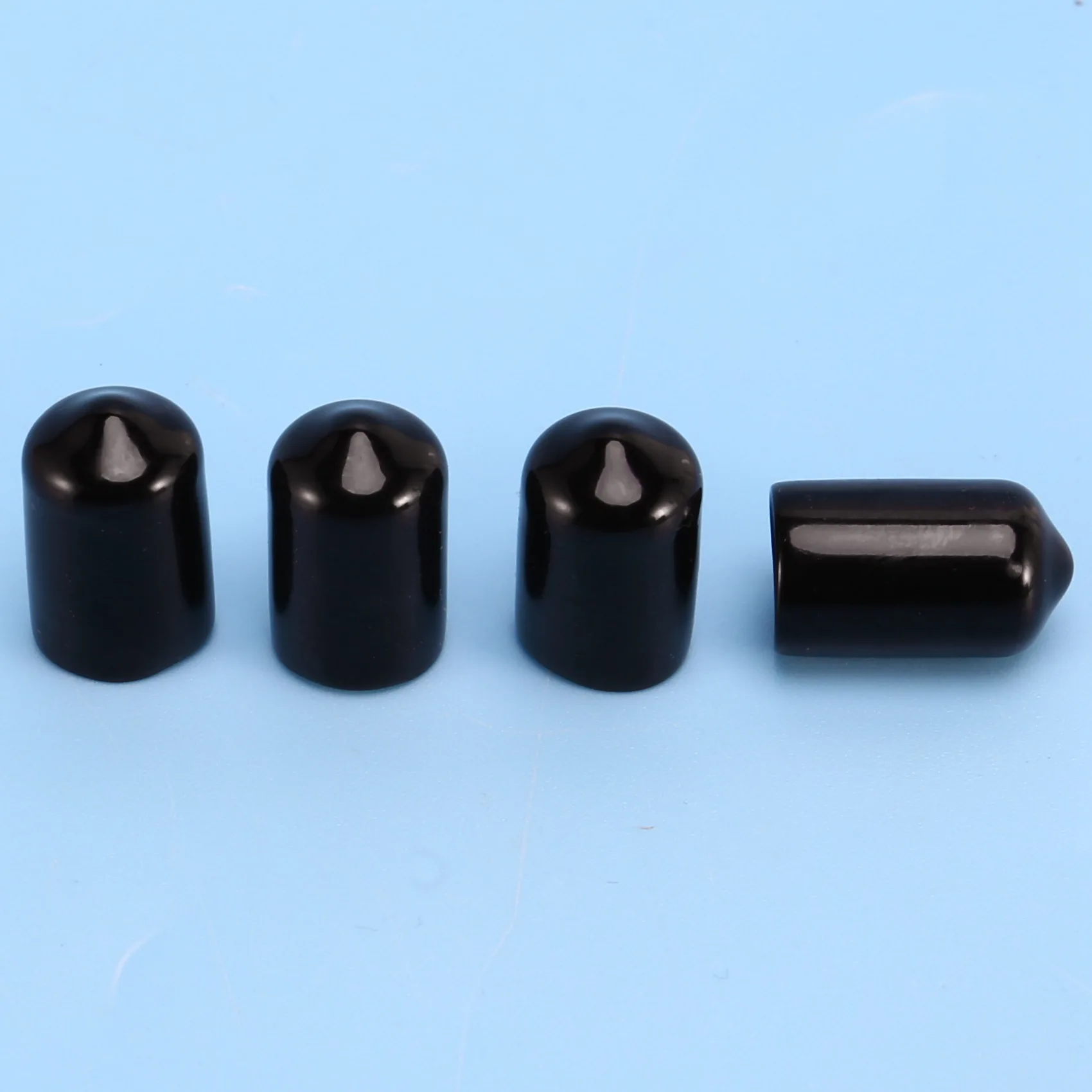 Rubber End Caps ID PVC Round Tube Bolt Cap Cover Screw Thread Protectors-N38R