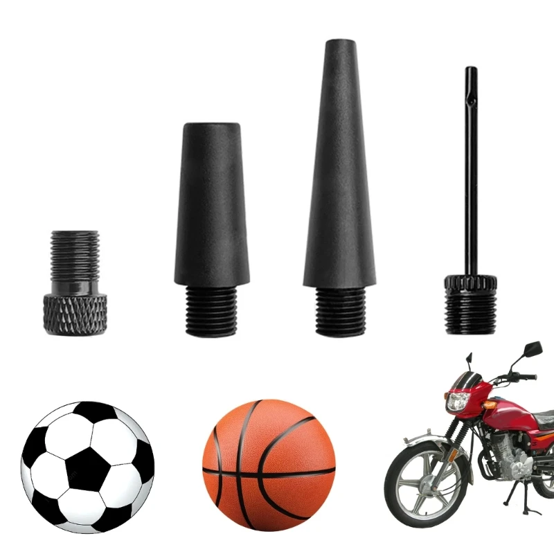 Inflatable Needle Nozzles Air Valves Adapter Pump Part For Football Bicycles Bikes Tire Wheel Valves Cycling Accessory