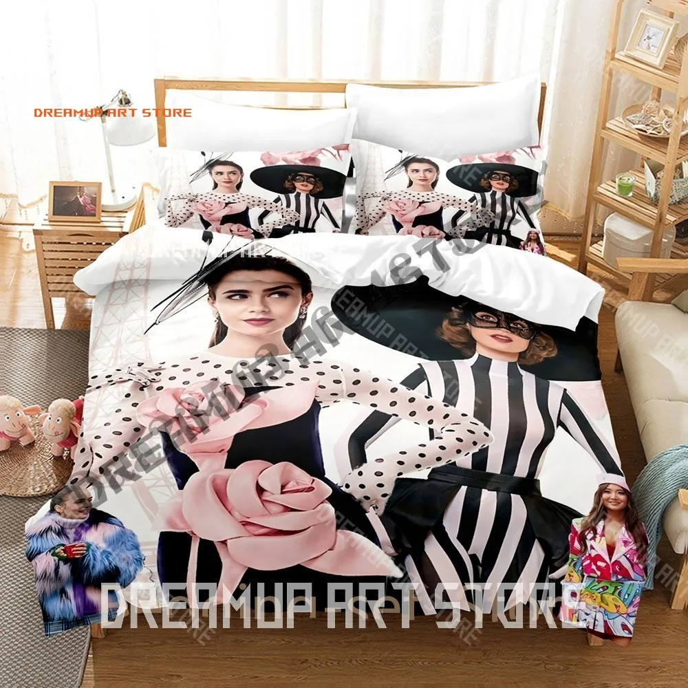 2026 3D Print Emily In Paris TV Bedding Set Single Twin Full Queen King Size Bed Set Adult Kid Bedroom Duvetcover Sets Cool Bed