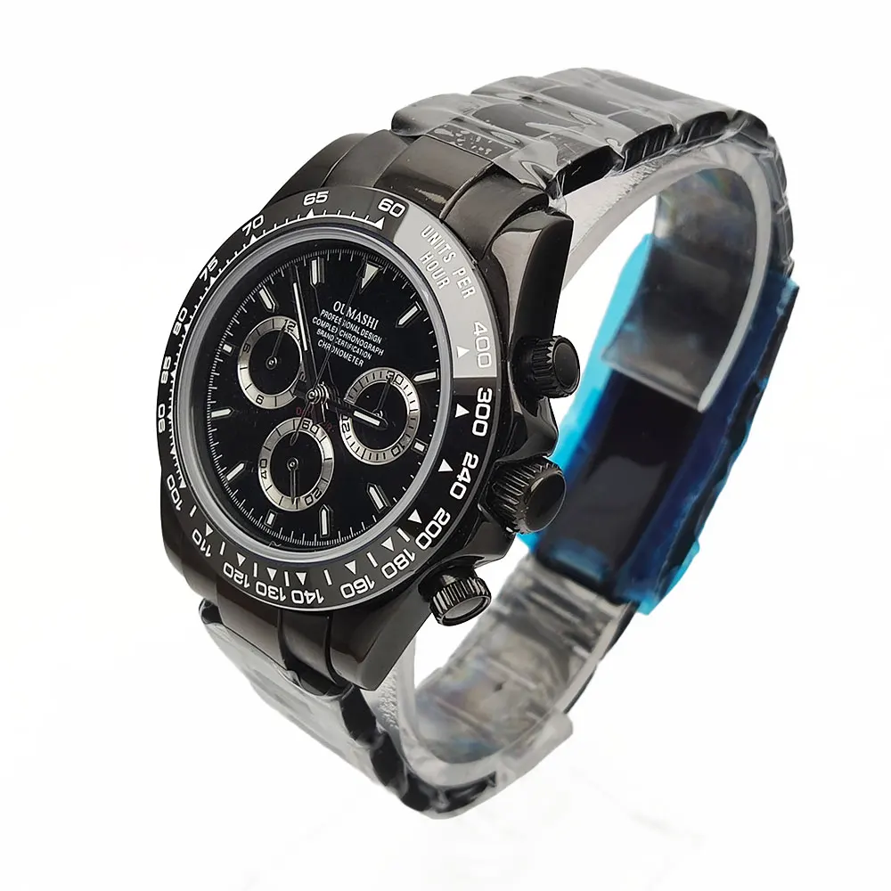 4613 watch Men's automatic mechanical Watches for Men Chronograph customized Watch Sapphire Luminous Luxury 7750A Wristwatch