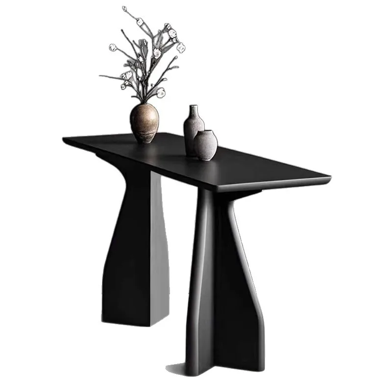 New Chinese-style solid wood entrance table, entrance hall entrance table, case supply table against the wall, long strip, narr=
