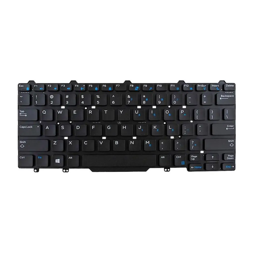 Black Standard US English Keyboard for Latitude 3340 E3340 E5450 E7450 Laptop Keyboard Repair Upgrade Part