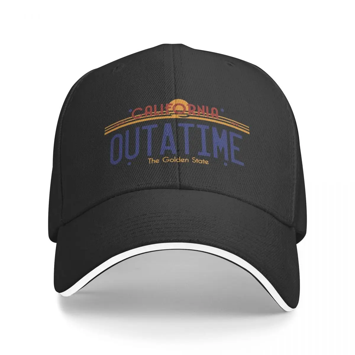 Outatime Logo Baseball Cap Solid Cotton Adjustable Baseball Hat Casquette