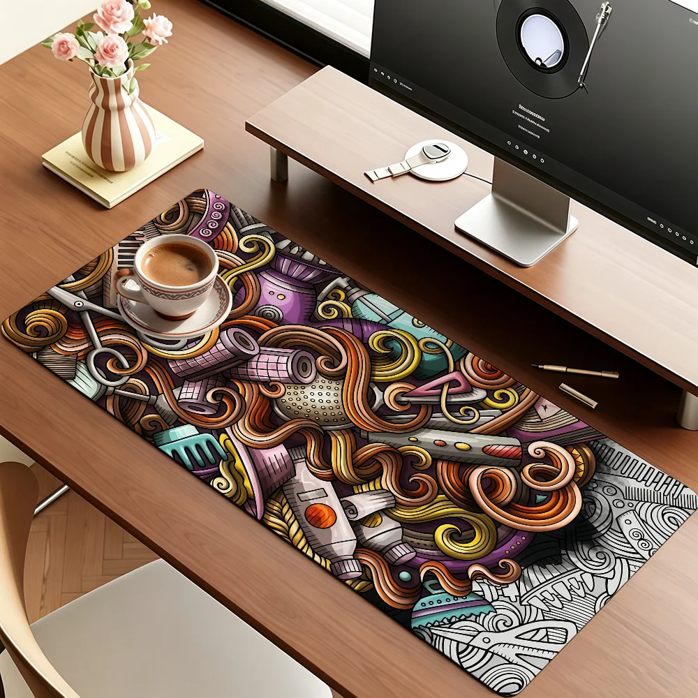 Mouse pad retrô para barbearia - Retro Gaming Shops avaliação e preço