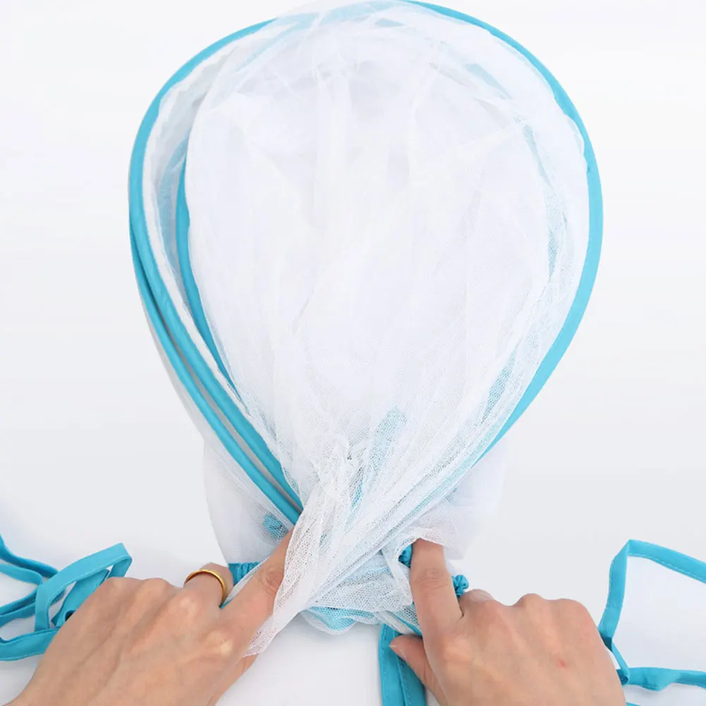 Mosquitera para cochecito de bebé, carrito de cochecito de malla con cremallera, protector contra insectos, malla segura, protección para bebés, accesorios para cochecito de bebé