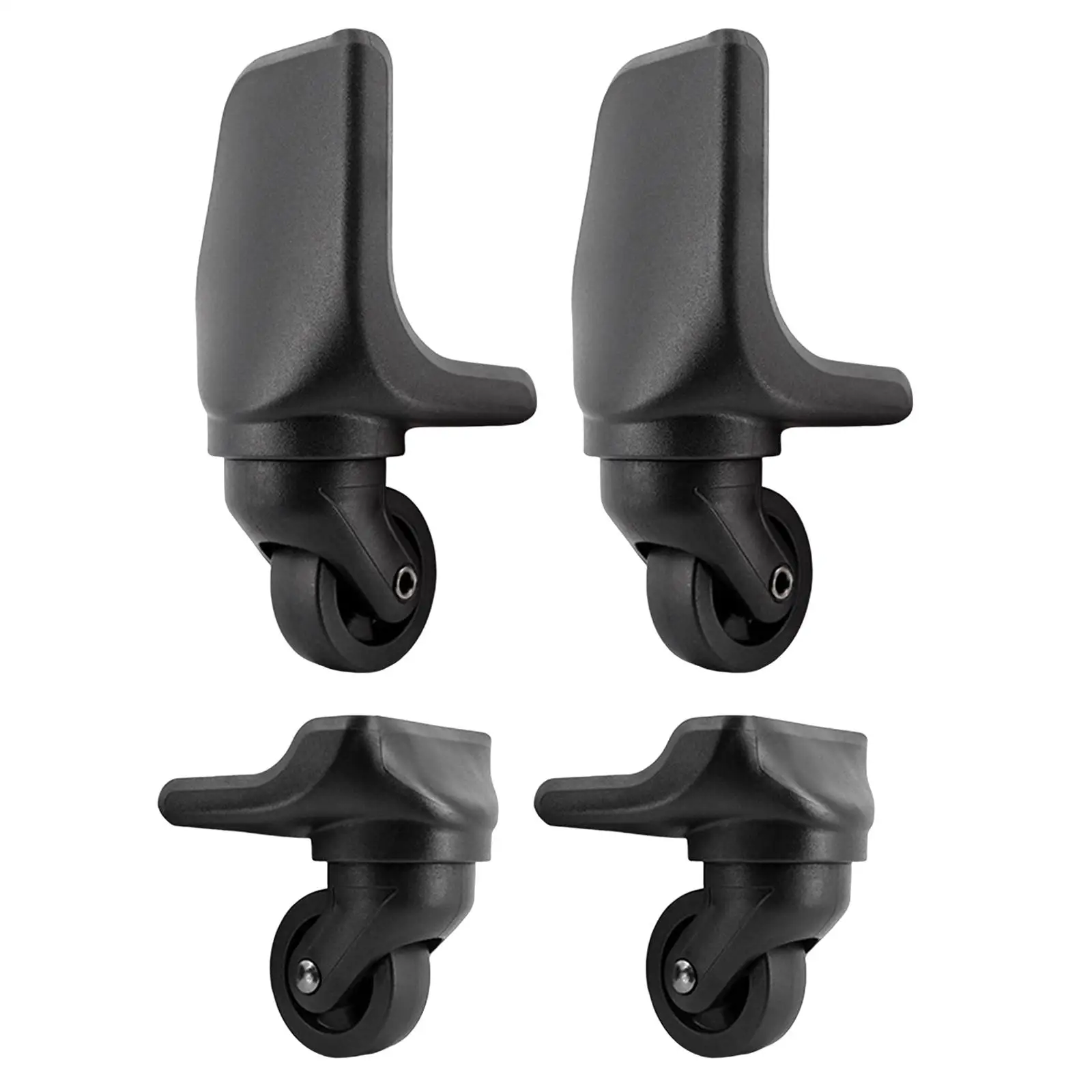 

Replacement Luggage Wheels 4 Pieces Luggage Mute Wheel for Luggage Box Black