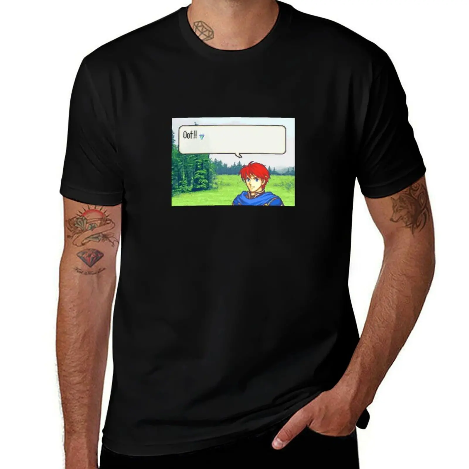 

Eliwood Oof !! T-Shirt plain cotton graphic tees luxury clothing labubu luxury clothes men
