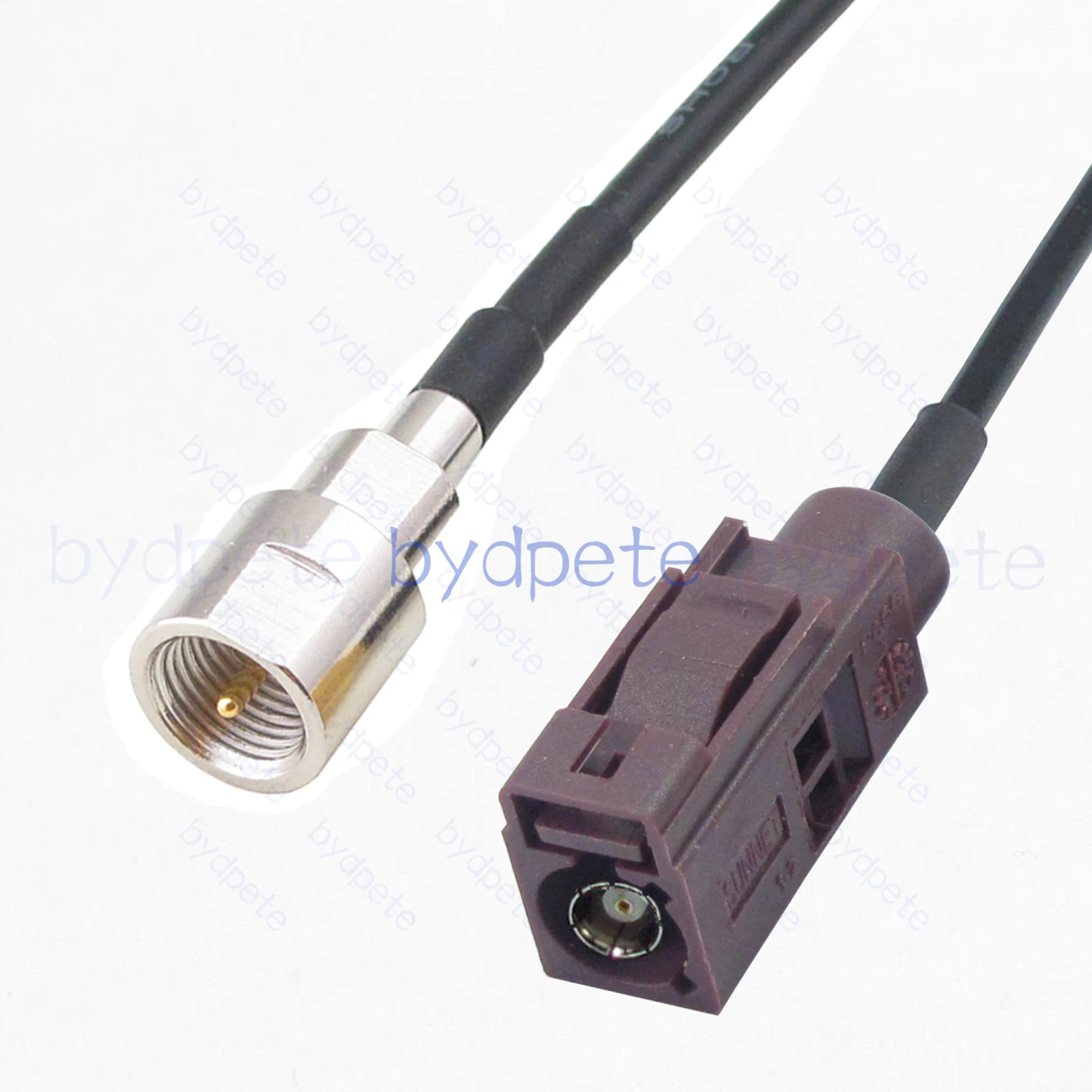 Fakra-D Female Violte 4004 to FME Male RG174 Cable For Car GSM Mobile Global Mobile Communication System RF Coaxial Cable 50Ohms