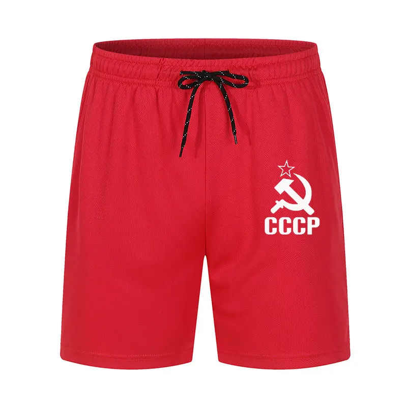

CCCP Бывший Советский Союз Мужские Женские Пляжные Шорты Летние Повседневные Шорты Для Фитнеса Уличная Мода Мужские Короткие Брюки Homme