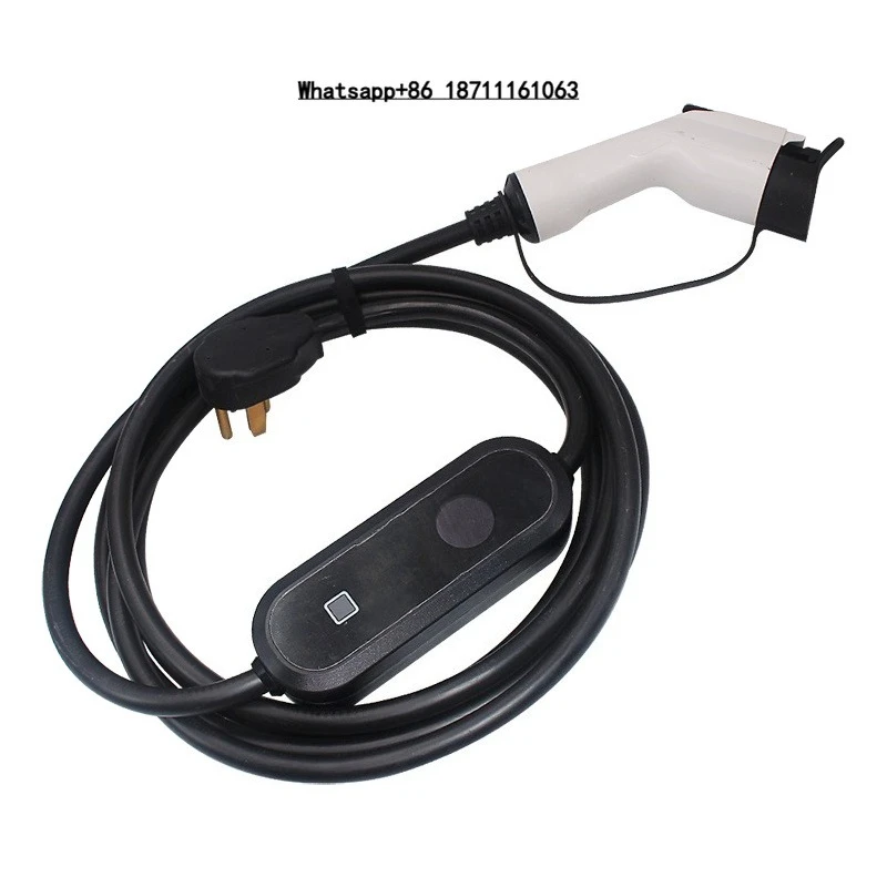 

Portable Electric Vehicle Charger EVSE 240V 32A Level 2 NEMA 14-30P