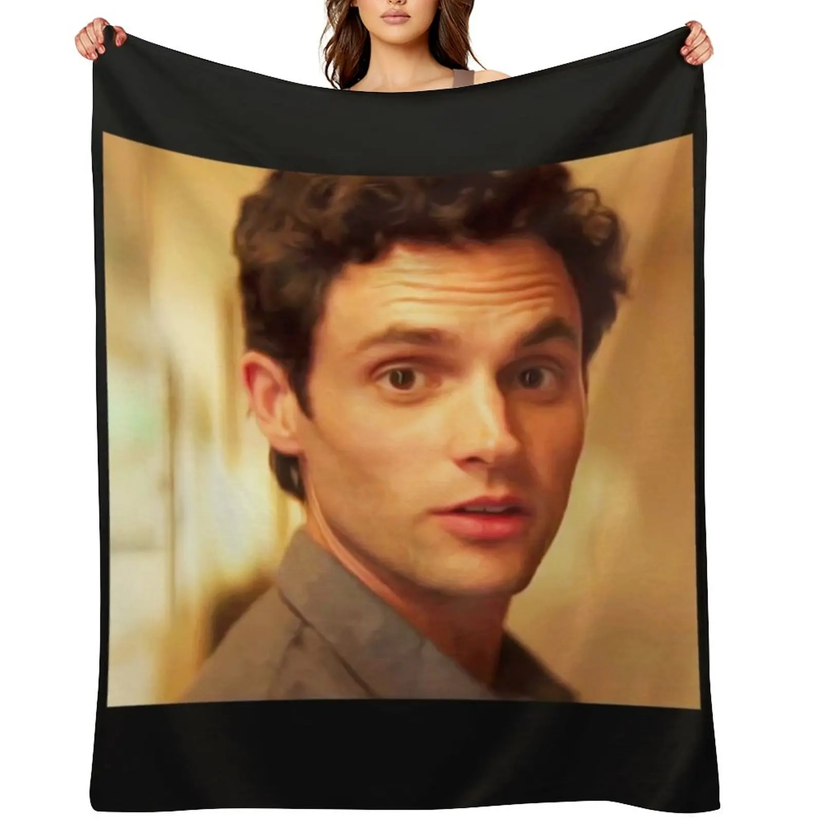 

Joe Goldberg YOU Throw Blanket Large Moving Multi-Purpose Cute Plaid Blankets