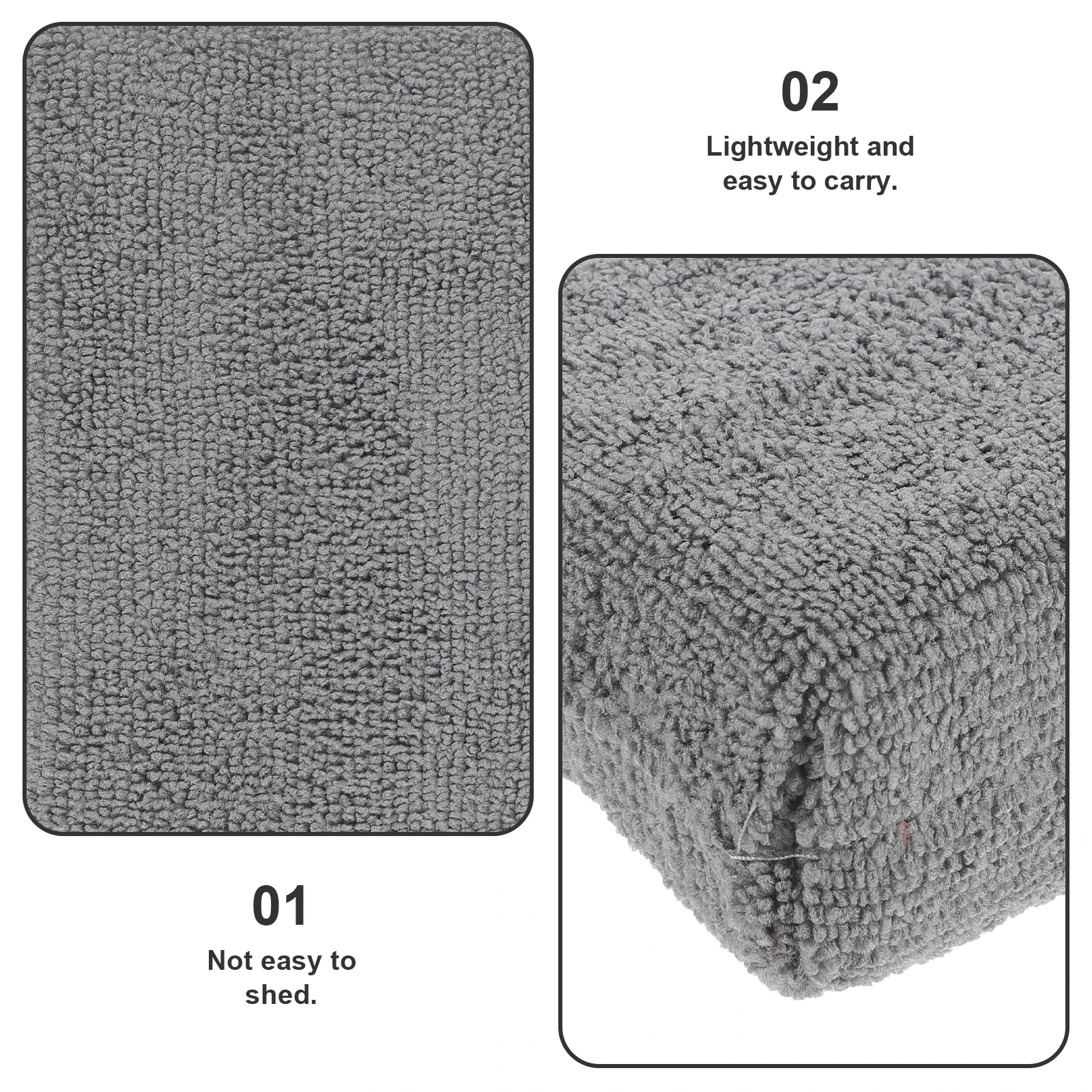 

2pcs Car Waxing Sponge Pad Polishing Buffer Tool Durable Soft Wax Applicator For Car Boat Window Buffing Cleaning