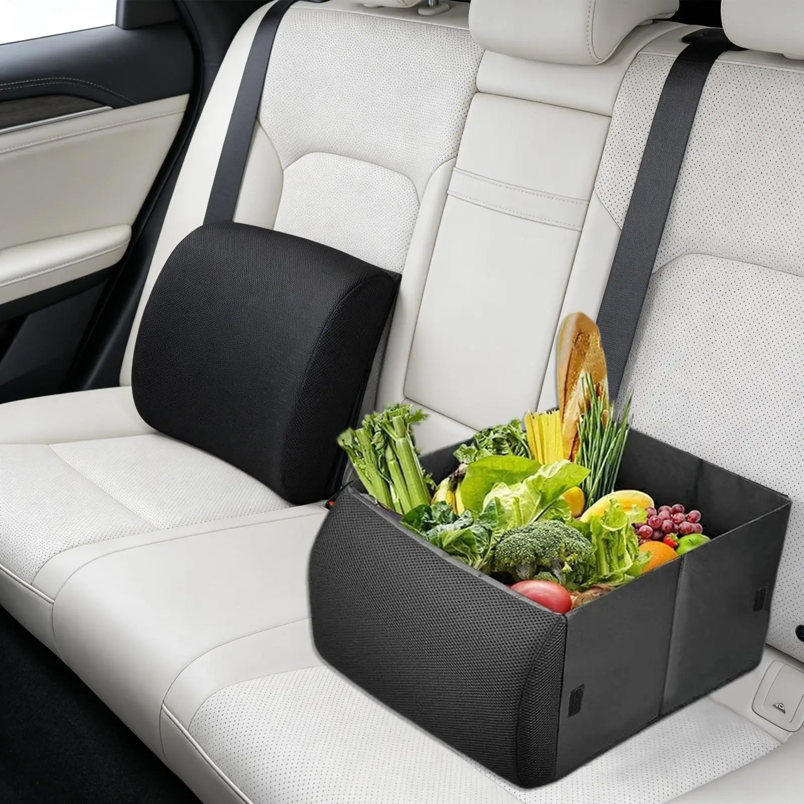 

Car Storage Organizer Trunk 30L Foldable Cargo Container Car Organizer For Men Women Automotive SUV Truck Travel Road Trip