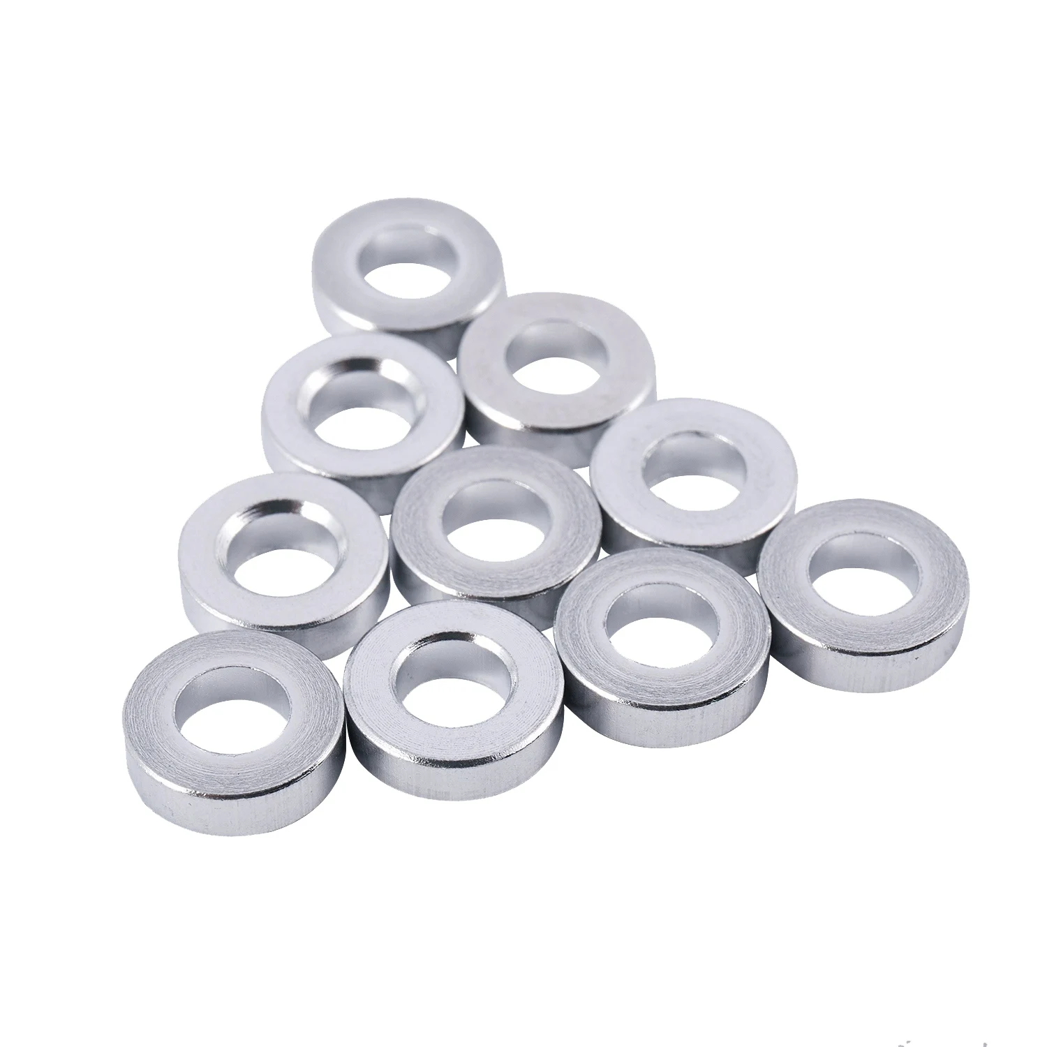 3D Printer Accessories Aluminum Column Flat Gasket Bushings 3mm Aluminum Bushings Aluminum Bars For CNC Build 3D Printer