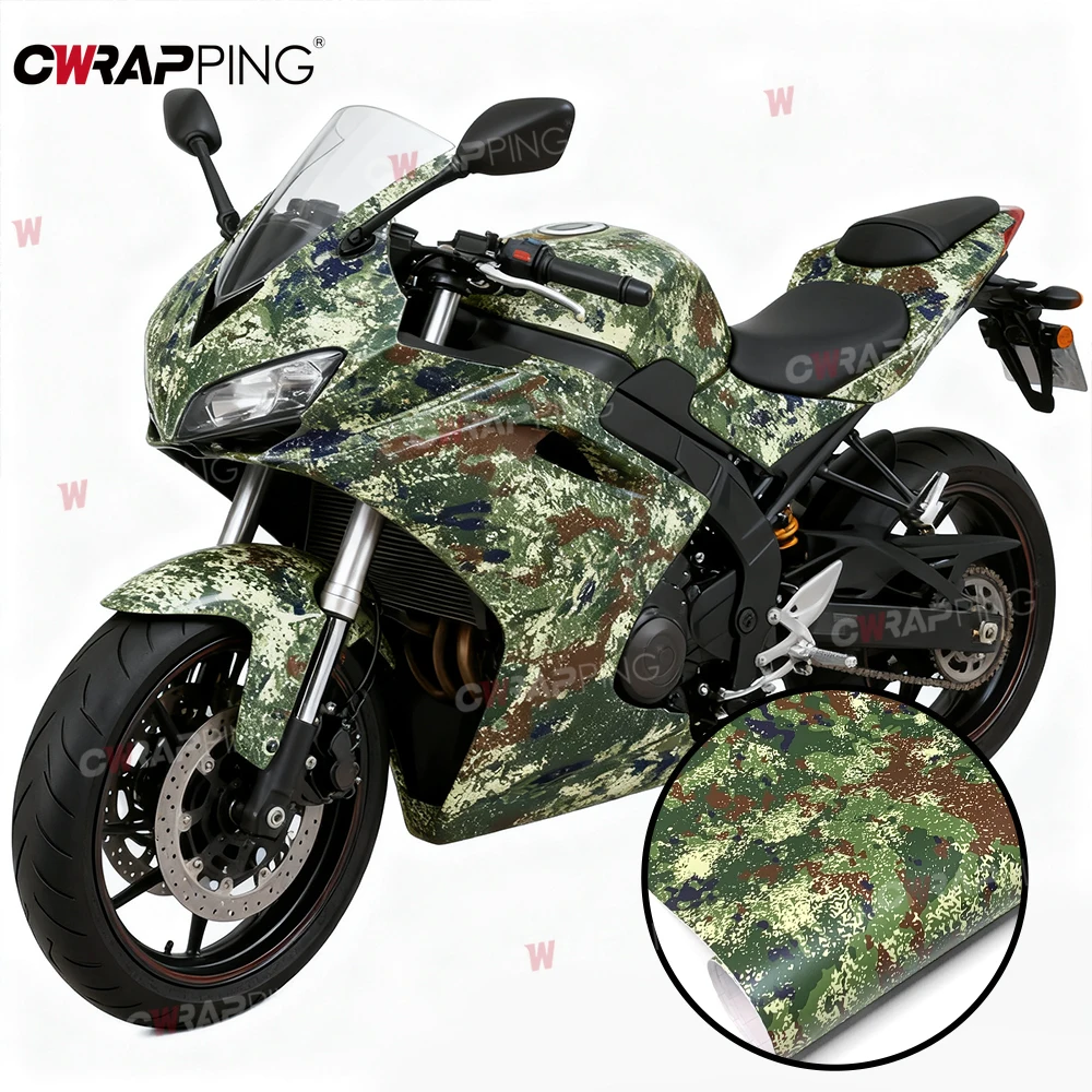 

Self-adhesive Film Camo Woodland Film Waterproof Car Wrap Vinyl for Motorcycle Vinyls Supplies Car Tuning Accessories Auto Wraps