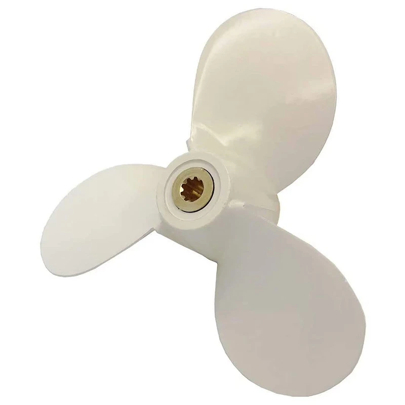 6E0-45941-01-EL Boat Engine Propeller 7 1/2 x 8 -BA for Yamaha 4-6Hp,Propeller for Hidea Parsun 4-6Hp