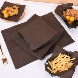 100pcs Oil Proof Wax Paper Waterproof Food Wrapping Burger Fries Bread Sandwich Wrapping Paper Bake Paper Oven Baking Tools