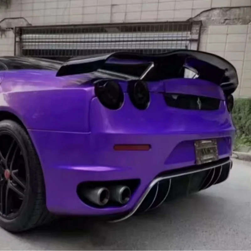 

Suitable for 2005-2009 Ferrari F430 modification and upgrade to Harman-style carbon fiber rear spoiler