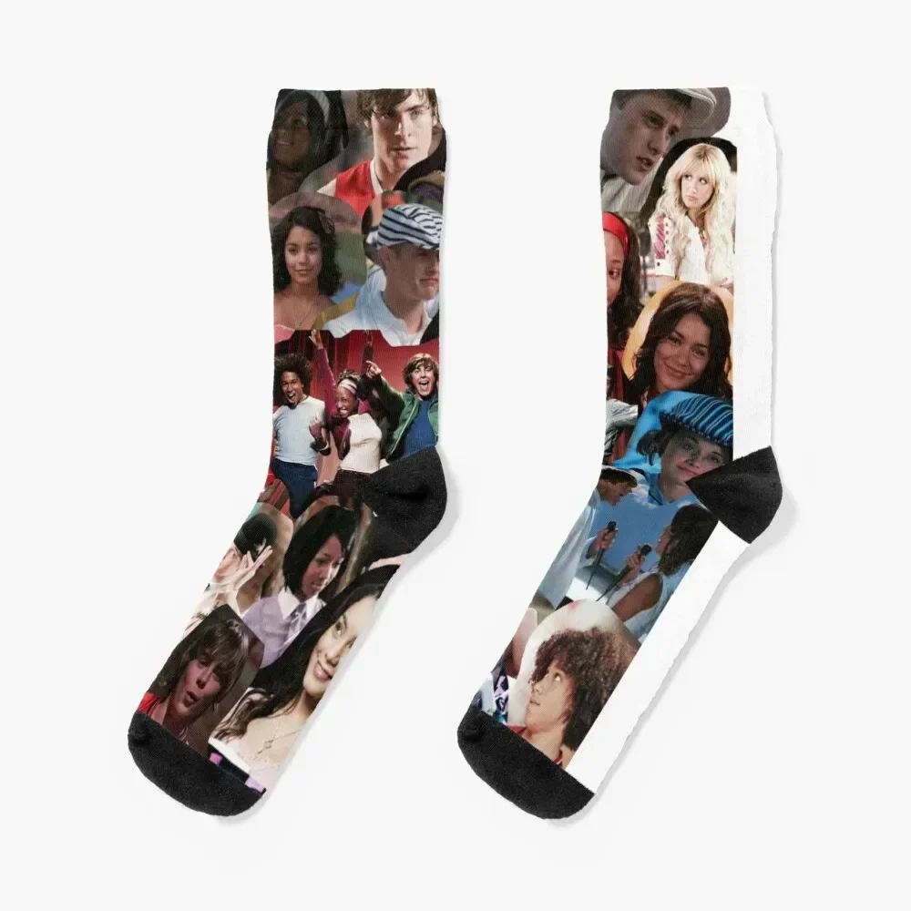 

HSM Collage Socks shoes Running Men's cartoon Boy Child Socks Women's