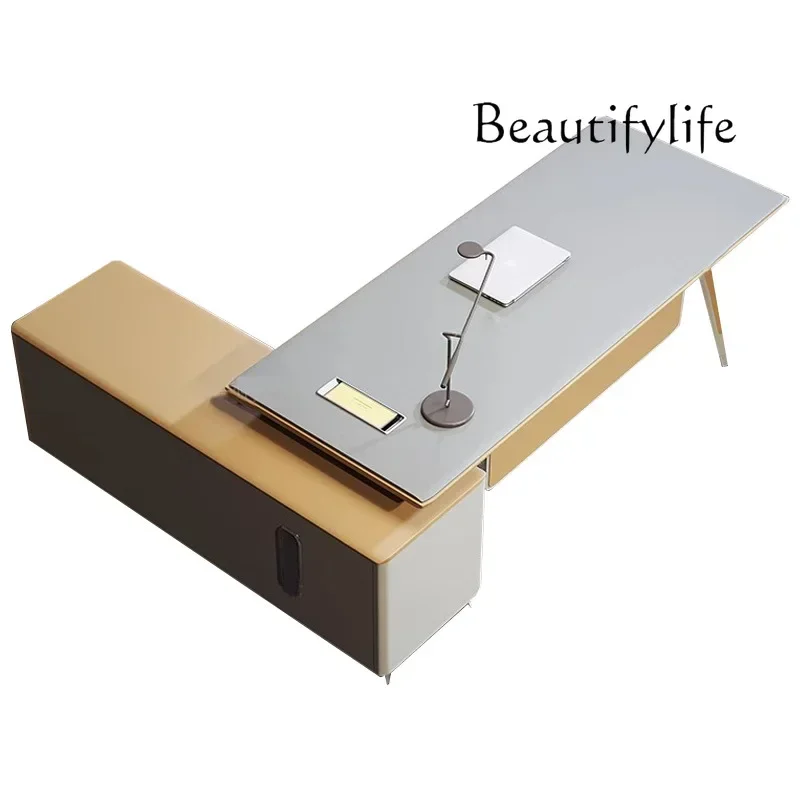 

Офисный стол и стул в средневековом стиле из массива дерева, минималистичный современный дизайн, итальянский компьютерный стол для дома X