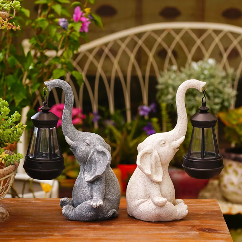 Beautiful Elephant Garden Decor Decorative Garden Stones For Indoor Or Outdoor Garden Art Decoration