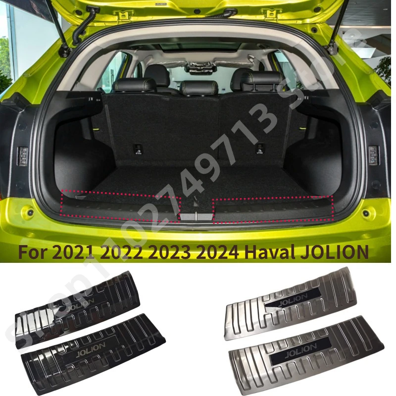 For 2021 2022 2023 2024 Haval JOLION Car Trim Rear Trunk Protection Door Sill Bumper Panel Cover Accessories