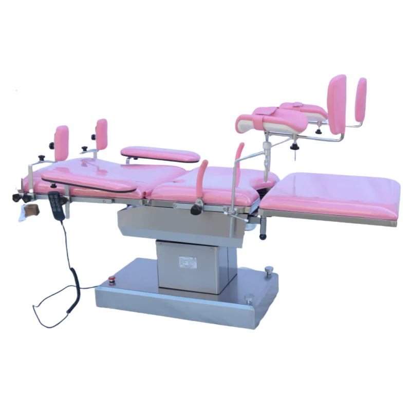 Competitive Price Hospital Electric Gynecological Obstetric Adjustable Operating Examination Delivery Table