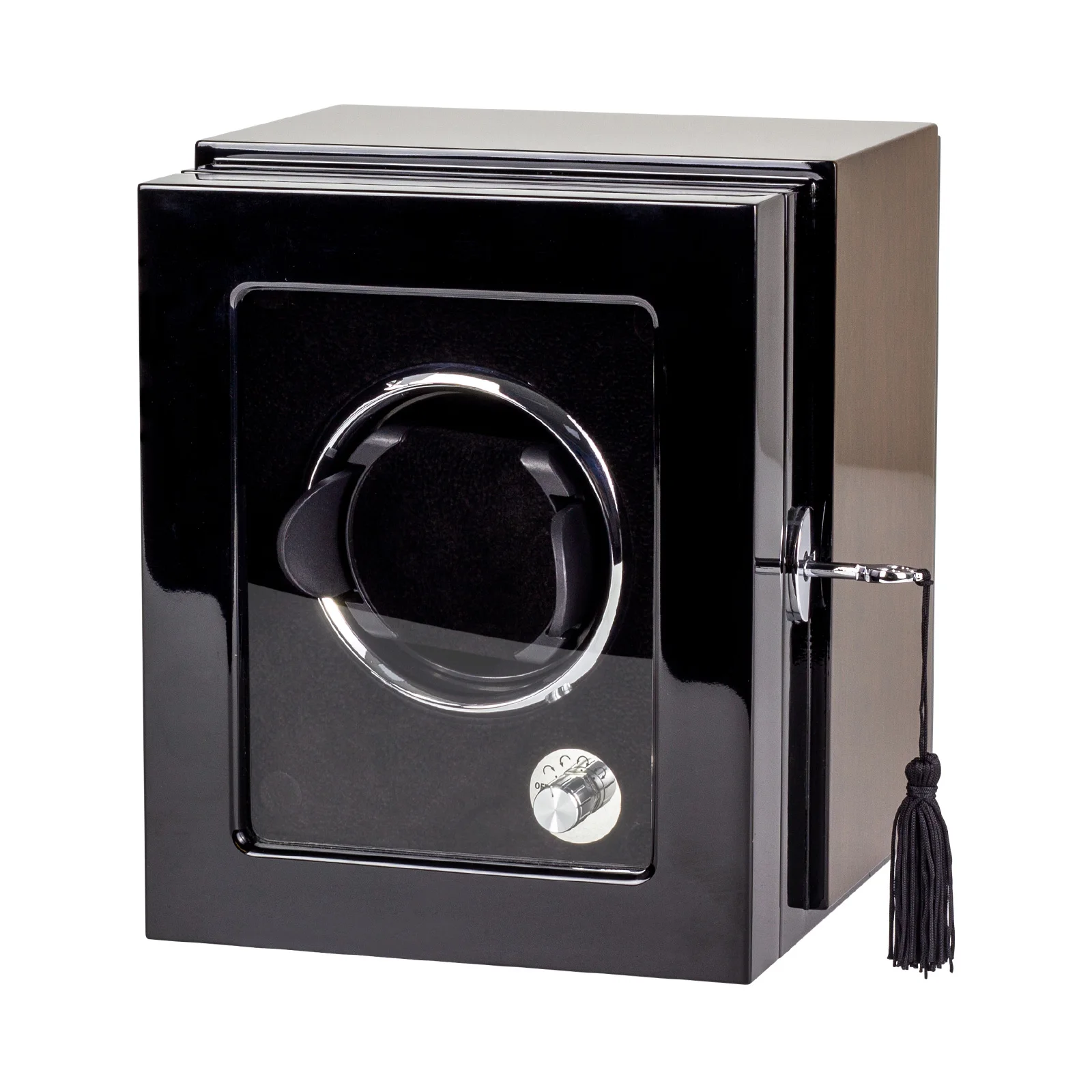 2022 new product Fingerprint Unlock automatic watch winder Luxury watch box with LED LCD