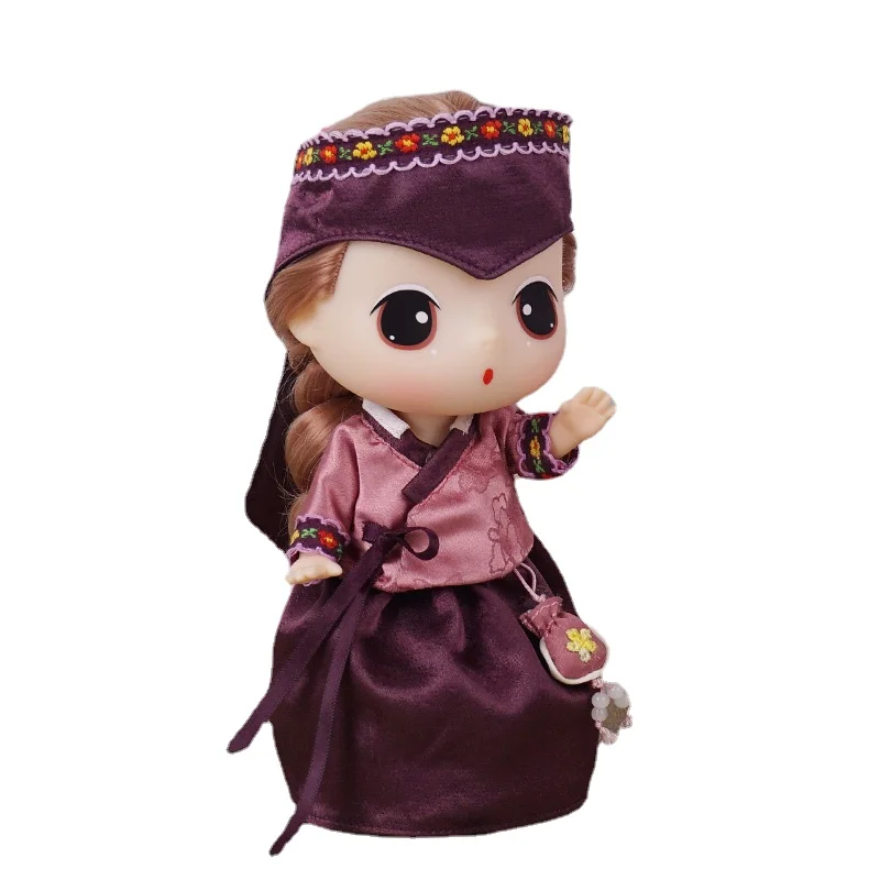 ddung dongji new Korean dress doll ethnic style hanbok doll girl girl gift