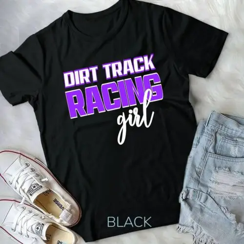 Dirt Track Racing Girl Motocross Dirt Bike Racing Gear T-Shirt Unisex T-shirt