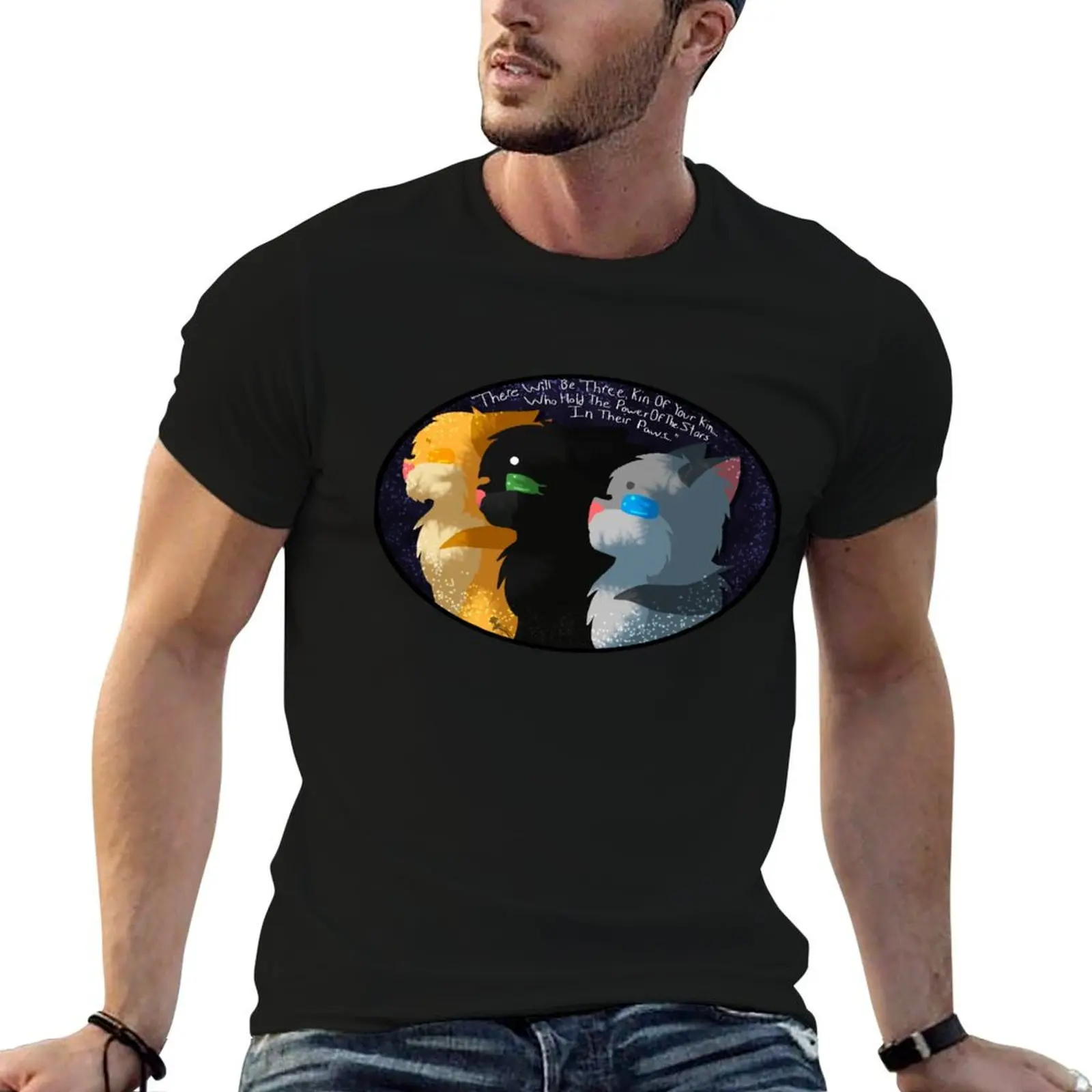 Warriors: Power Of Three T-Shirt graphic t shirts for man cotton t shirt pack man t shirt cotton high quality T-shirt