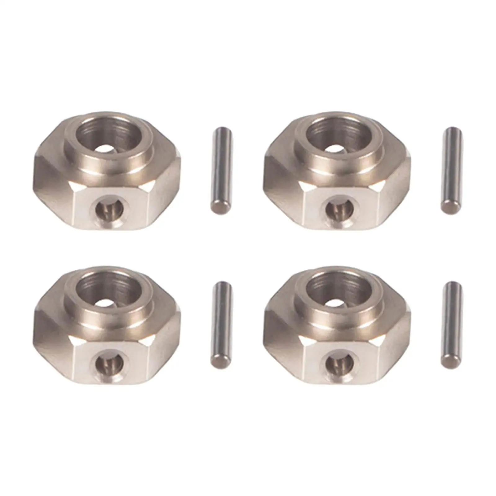 4x Accessory, Hexagonal Coupler Adapter, Kit, 12mm for Drive Input Gear DIY Accessory Front Axle Output Gear Short