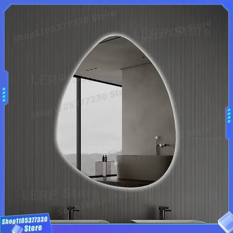 Modern Asymmetrical Wall Mirror for Living Room Bedroom Entrance Hallway Decor Irregular Shape Bathroom Salon Hotel Dresser