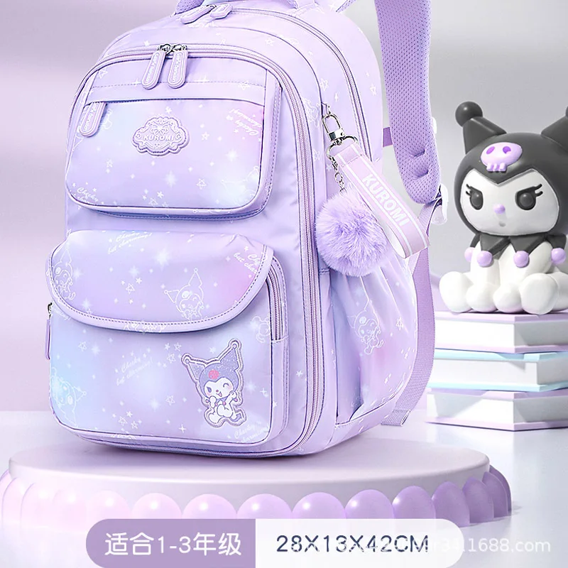 2024 new Kuromi schoolbag primary school students grade 1-3-6 girls children Cinnamonroll Mochilas Aestethic bag