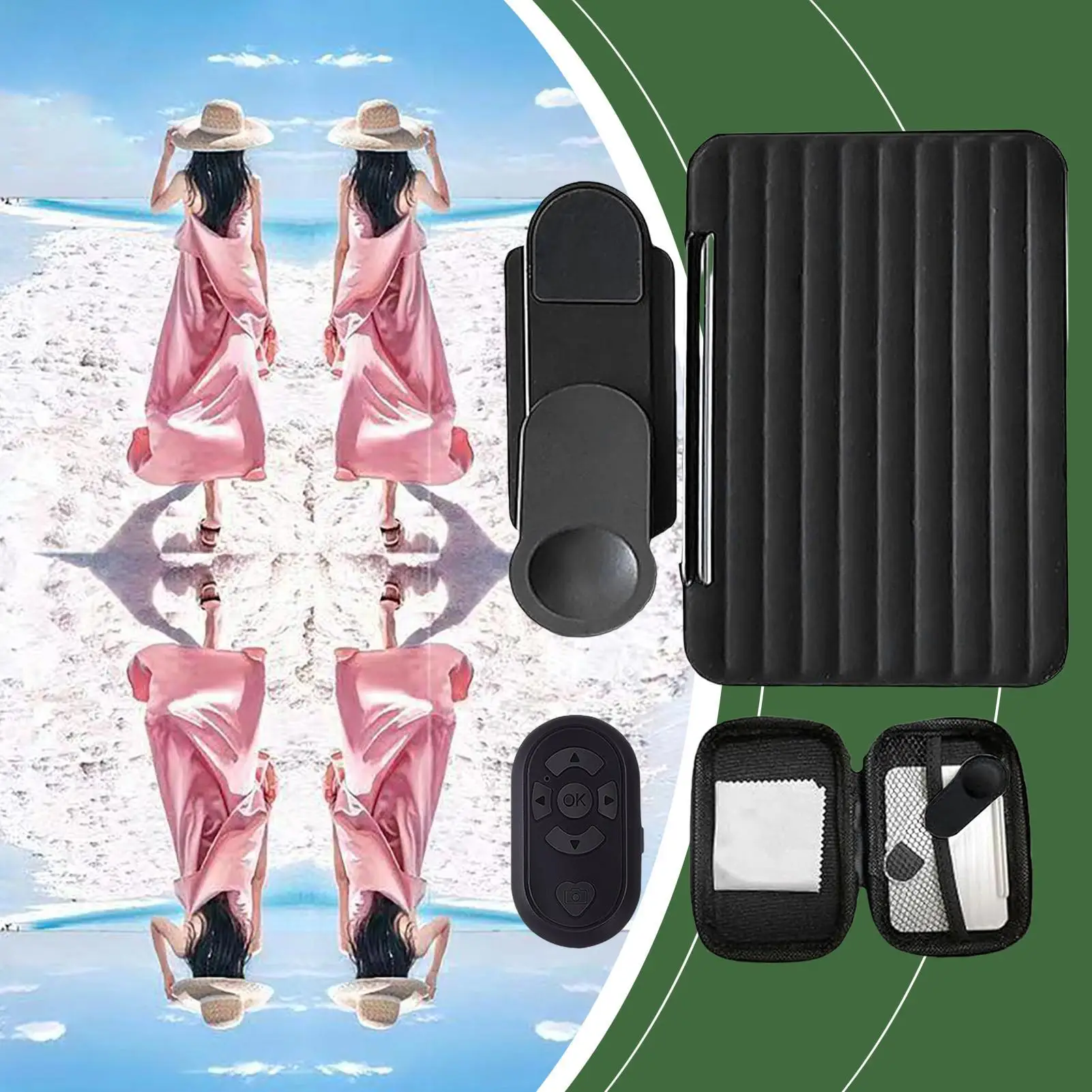 الهاتف الذكي كاميرا مرآة انعكاس كليب عدة الهاتف الذكي Selfie عاكس كليب كيت قابل للتعديل ملحقات الهاتف المحمول ل